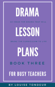 Cover design for Drama lessons book three