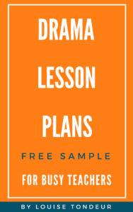 Cover for Drama lessons book one SAMPLE